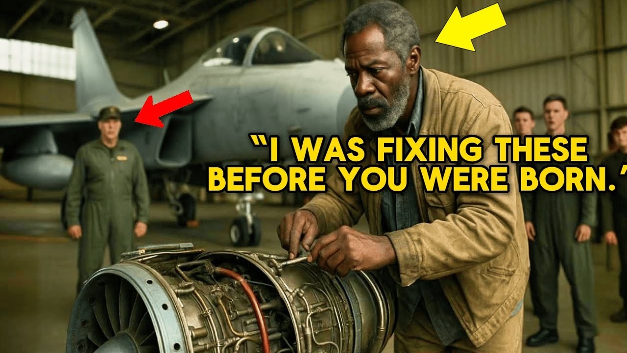 “You  Fix a Jet ” They Laughed at the Black Homeless Man — Until He Repaired the $3B Fighter Alone