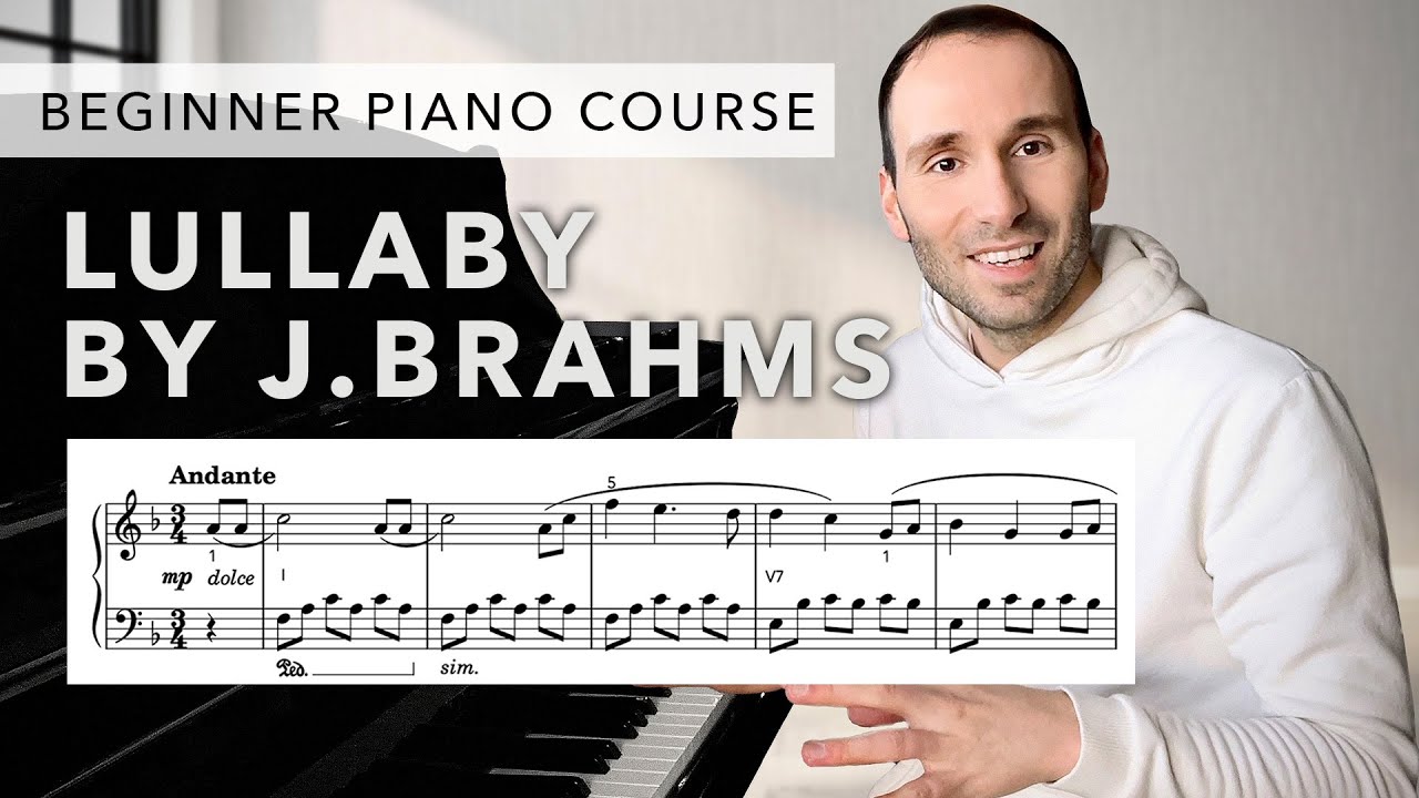 Beginner Piano Course Level 2 | 61. Lullaby by J.Brahms