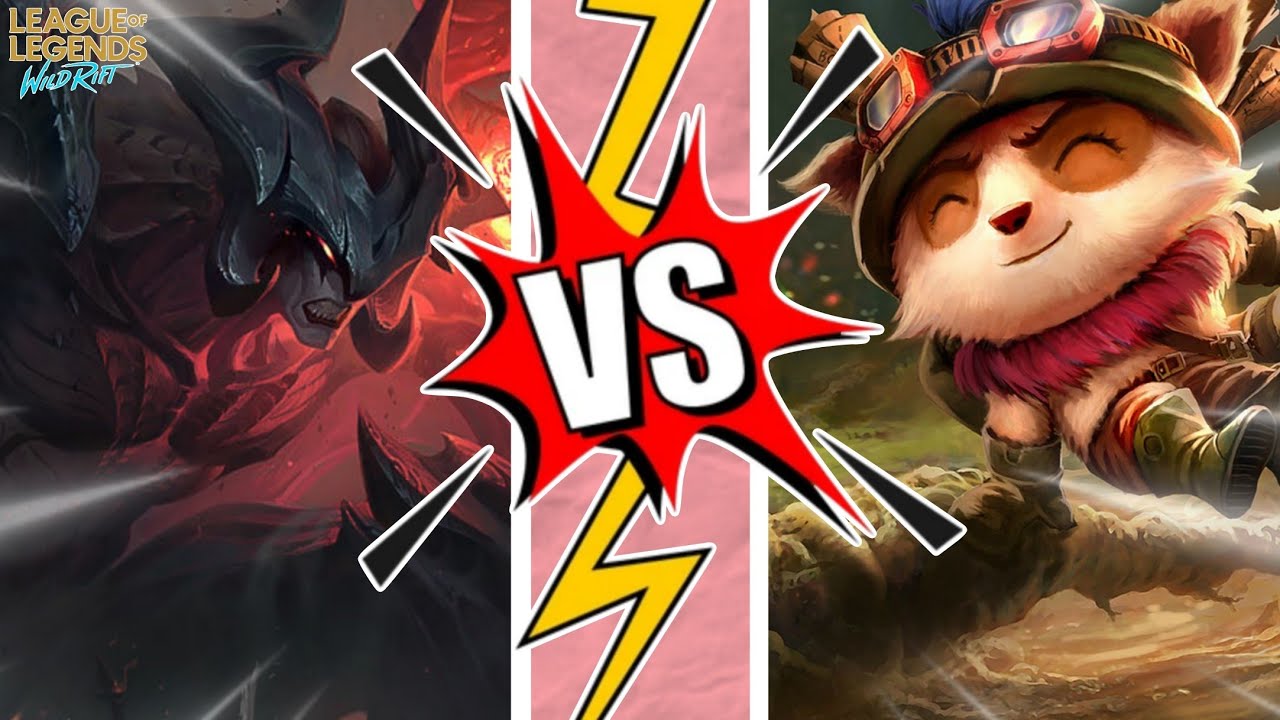 AATROX GAMEPLAY TOP CONTRA TEEMO || LoL Wild Rift 