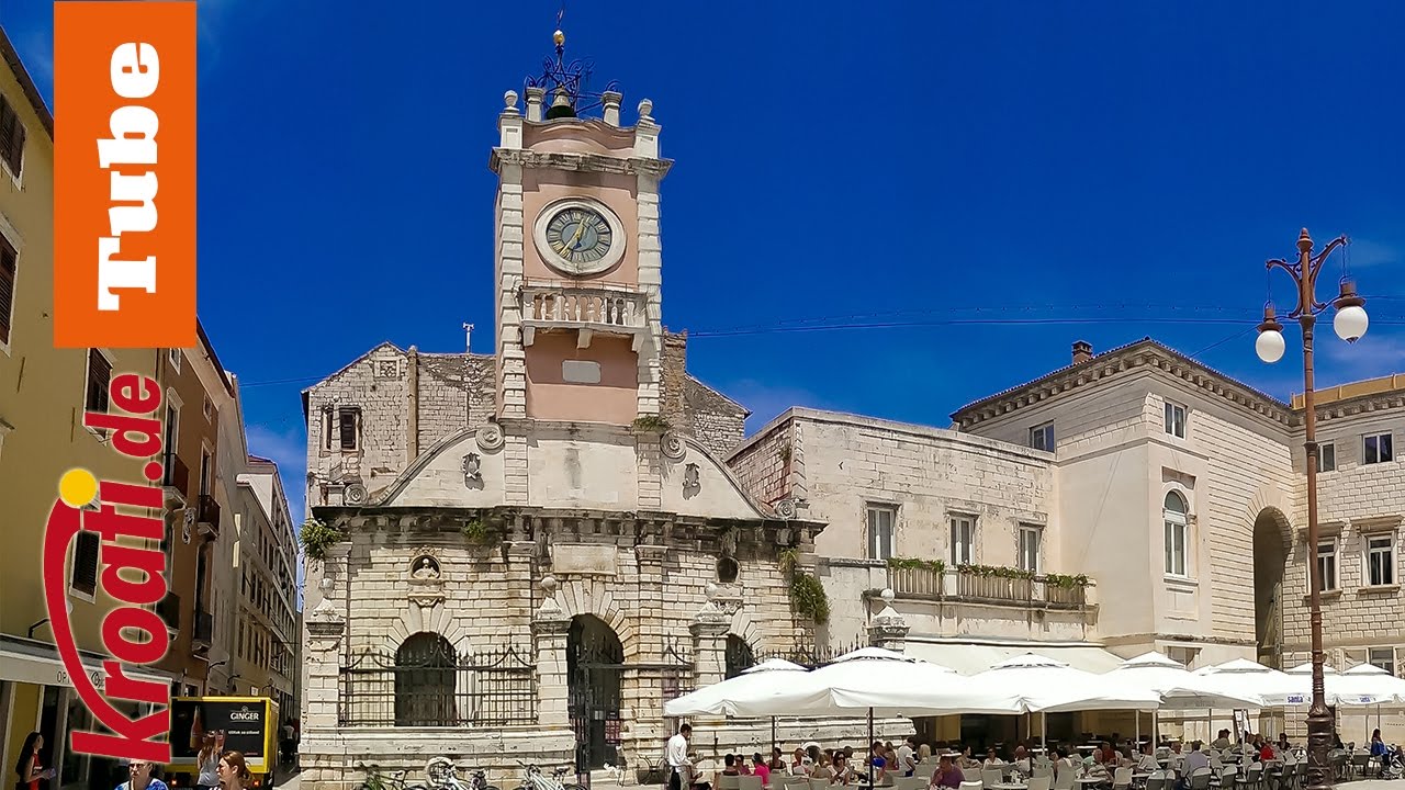 Zadar - die belebte Küstenstadt in Dalmatien (Kroatien)