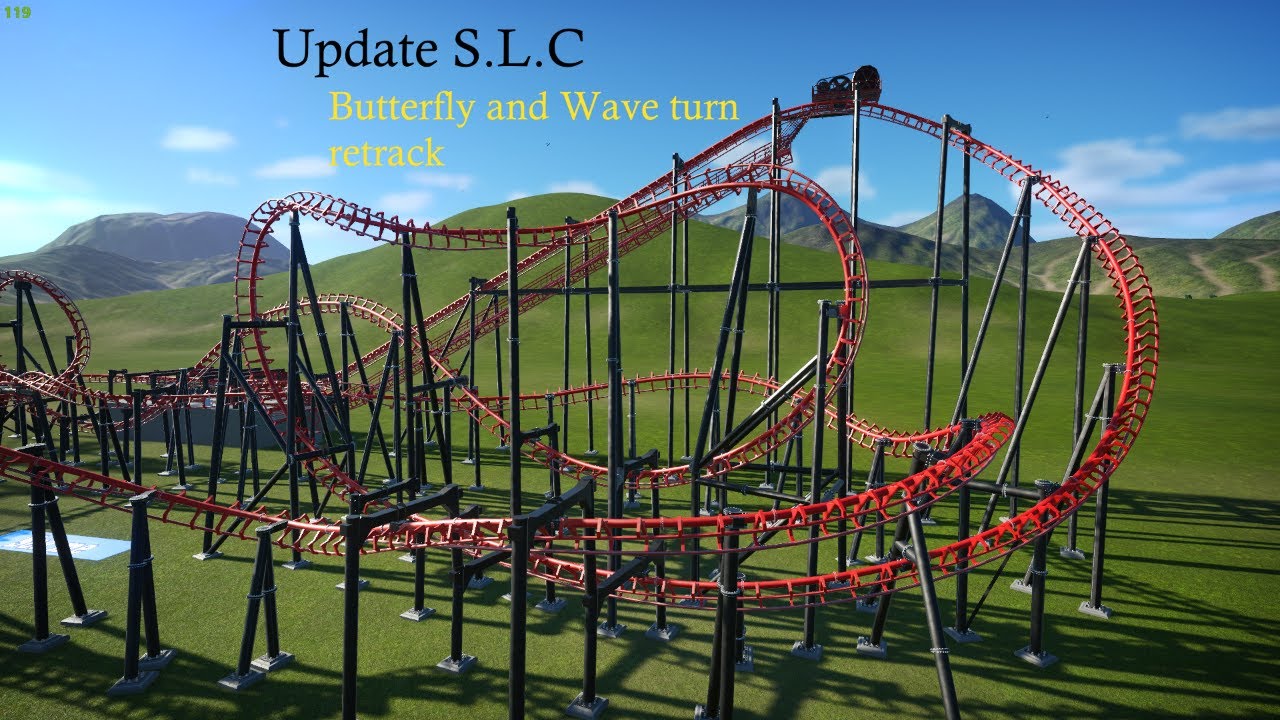 Update S.L.C | Planet Coaster | Update Butterfly and Wave turn