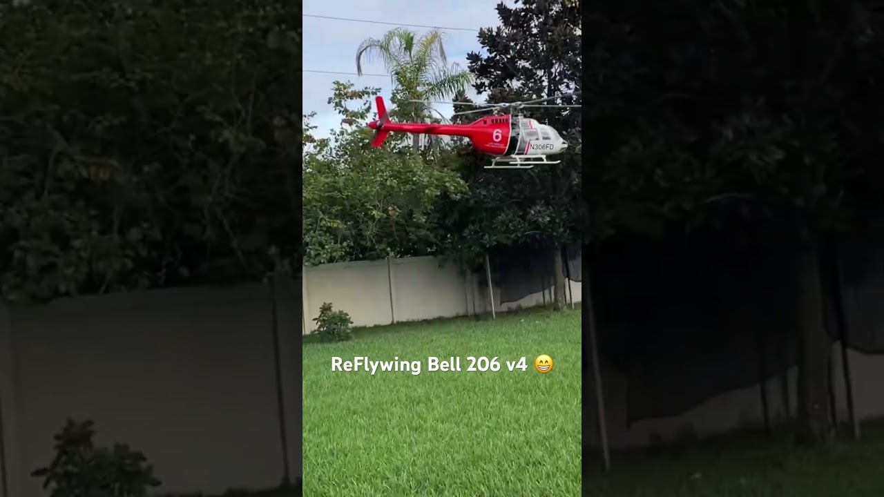 Flywing Bell 206 V4 Rebuild Flight