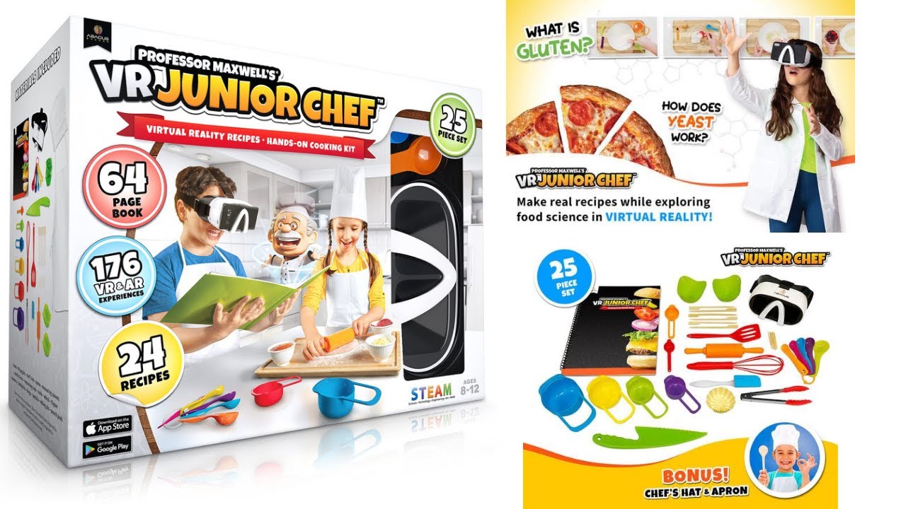 Professor Maxwell's VR Junior Chef - Virtual Reality and Interactive Food Science Activity Set