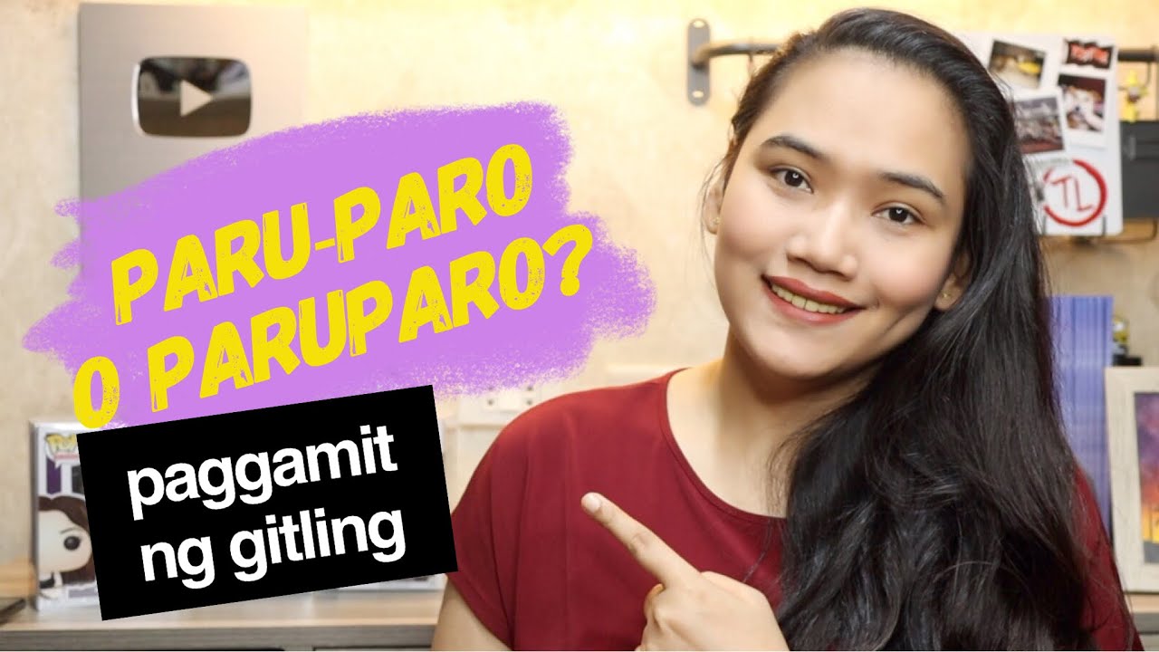 Paru-paro o Paruparo? Tamang paggamit ng gitling | Filipino Balarila