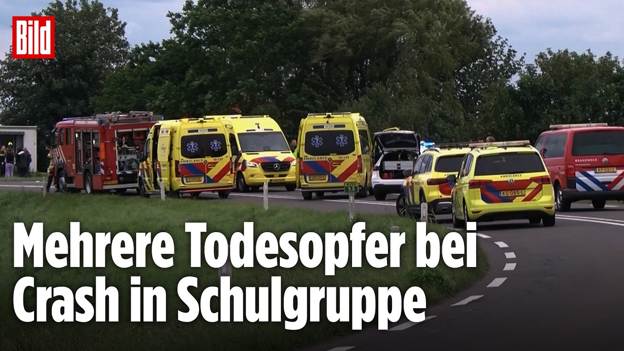 NIEDERLANDE: Auto rast in Schulgruppe &ndash; Mehrere Tote und Verletzte bei schwerem Autounfall