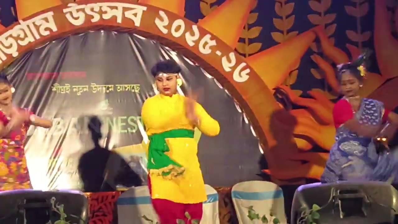 Jhargram utsav 2025 rupam performance song kejur gache hanri bandho