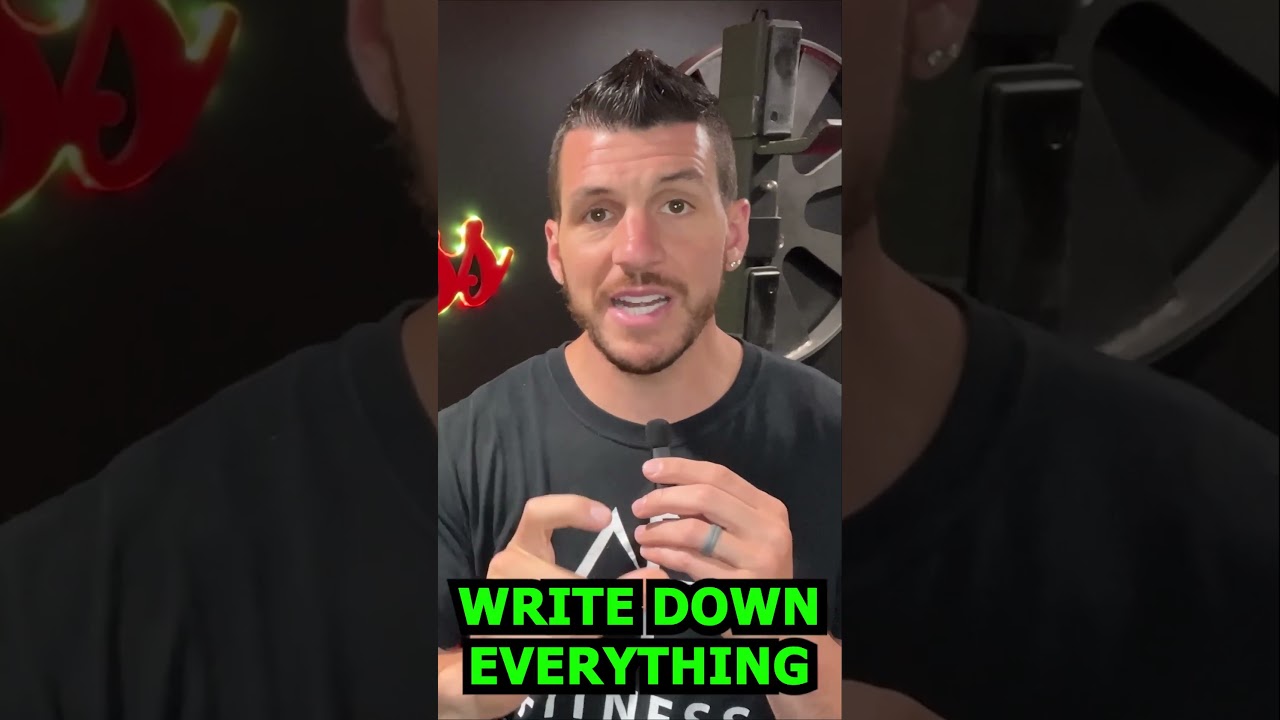Dont focus on your Workout Journal but Instead take Notes on your body