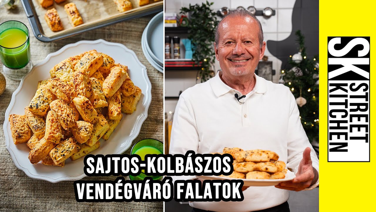 🧀 SAJTOS-KOLBÁSZOS vendégváró falatok 🤩