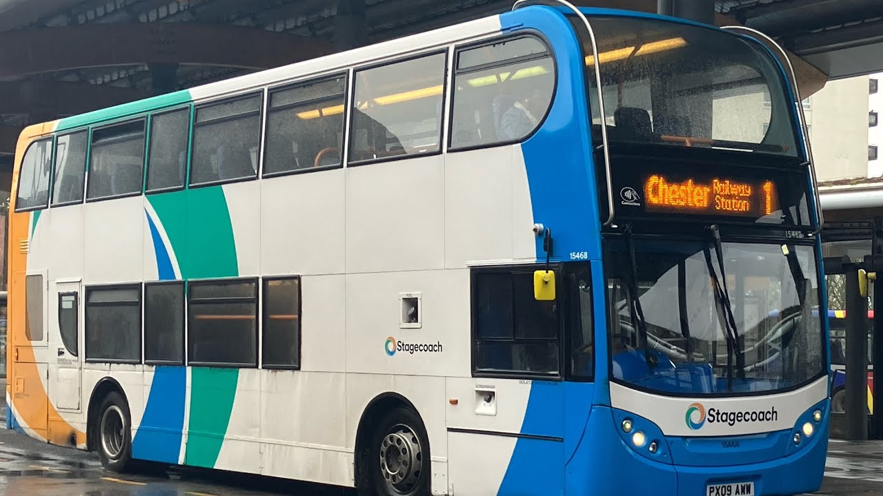 *Great* Stagecoach Merseyside PX09 AWW - Route 1