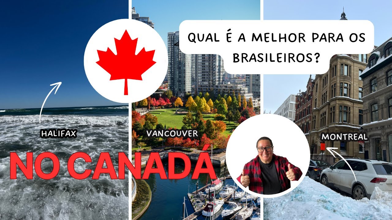 🇨🇦📢Qual delas é a MELHOR para MORAR no Canadá em 2025? 