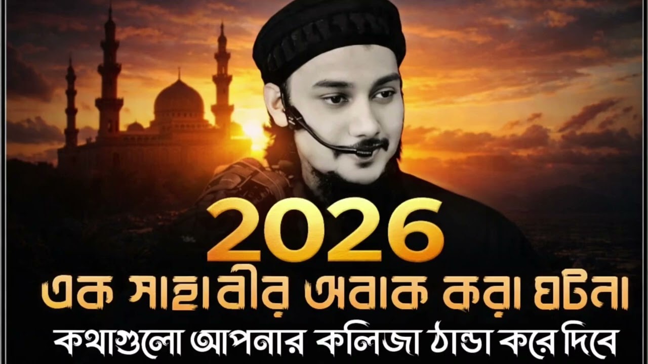 এক সাহাবীর আশ্চর্য ঘটনা! আবু ত্বহা মুহাম্মাদআদনান ||abu taha muhammad adnan new waz