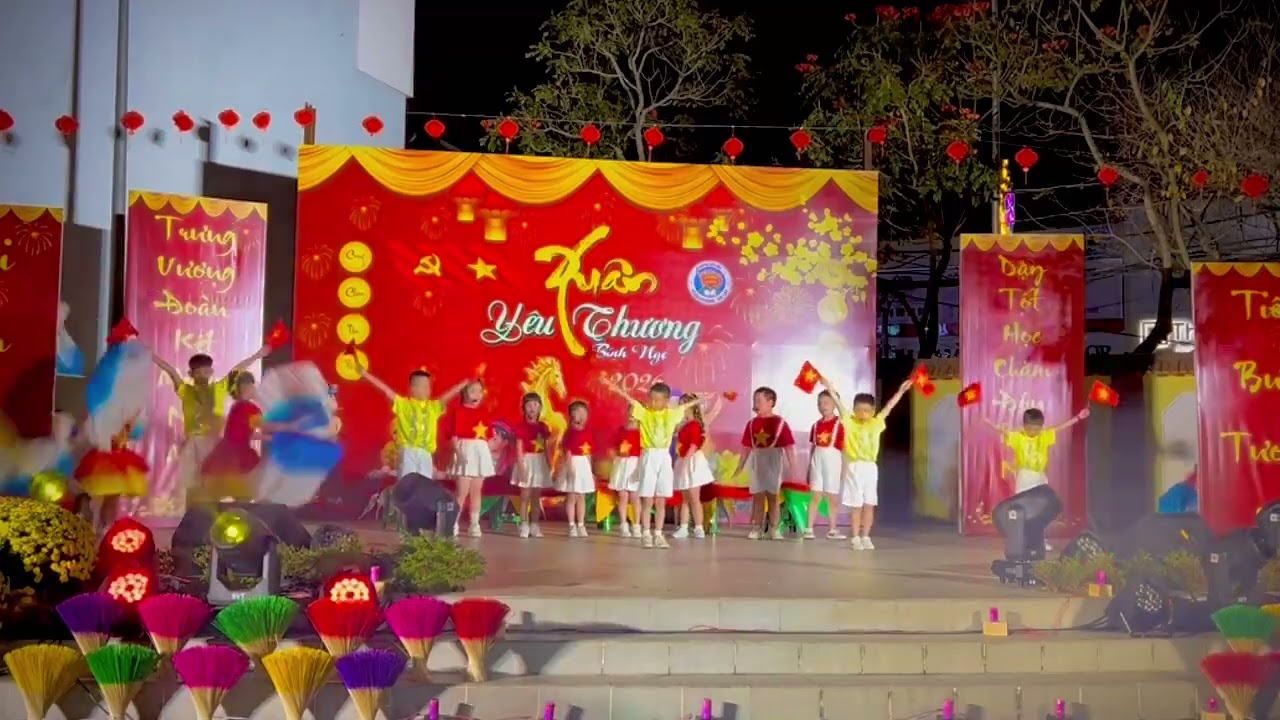 Hai Su và Opla diễn Xuân Yêu thương 30.1.2026 lớp 2A