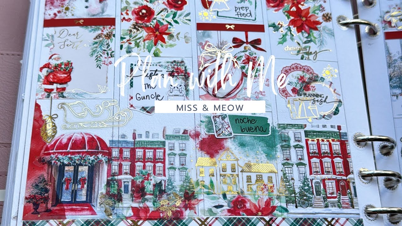 Memory Plan With Me ft 'Holly' by Miss & Meow | A5 Wide