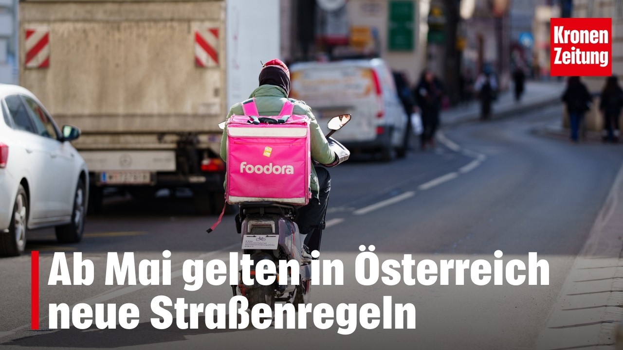 Ab Mai gelten in Österreich neue Straßenregeln | krone.tv NEWS