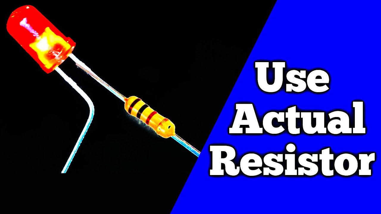 5v Mobile Charger VS 3v LED || Use Actual Resistance