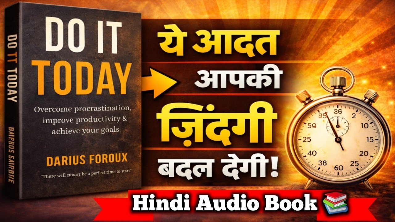 ये आदत आपकी जिंदगी बदल देगी | DO IT TODAY | BOOK SUMMARY IN HINDI | HINDIAUDIOBOOK