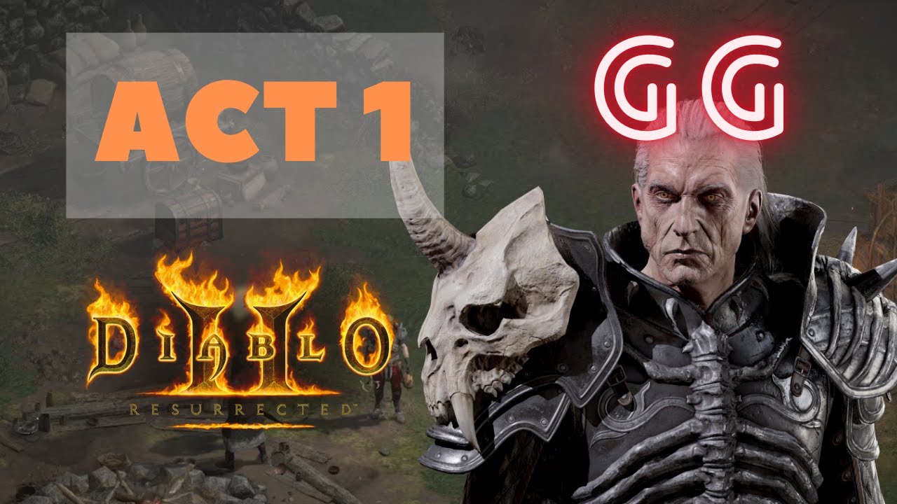 DIABLO 2 RESURRECTED - GG NECRO HELL DIFICULTY - ACT 1