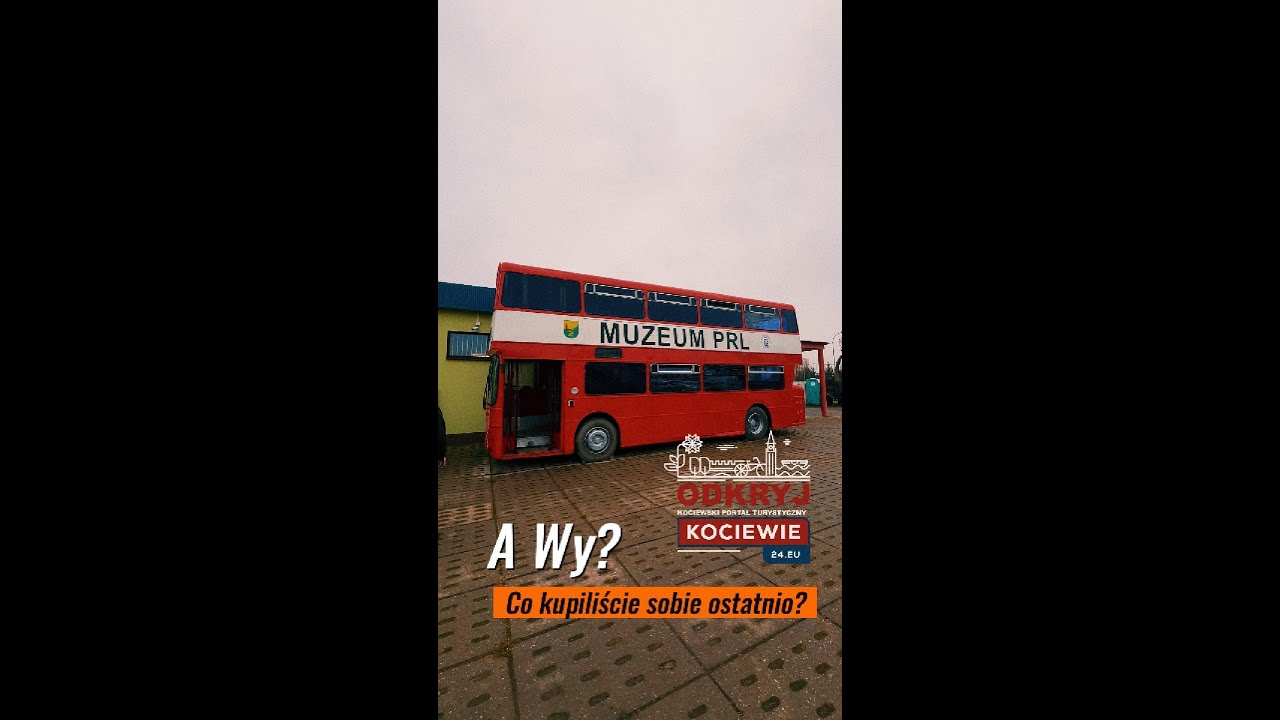 Nowości w Pomorskim Muzeum PRL w Zblewie - dwupiętrowy autobus vs mini czołg