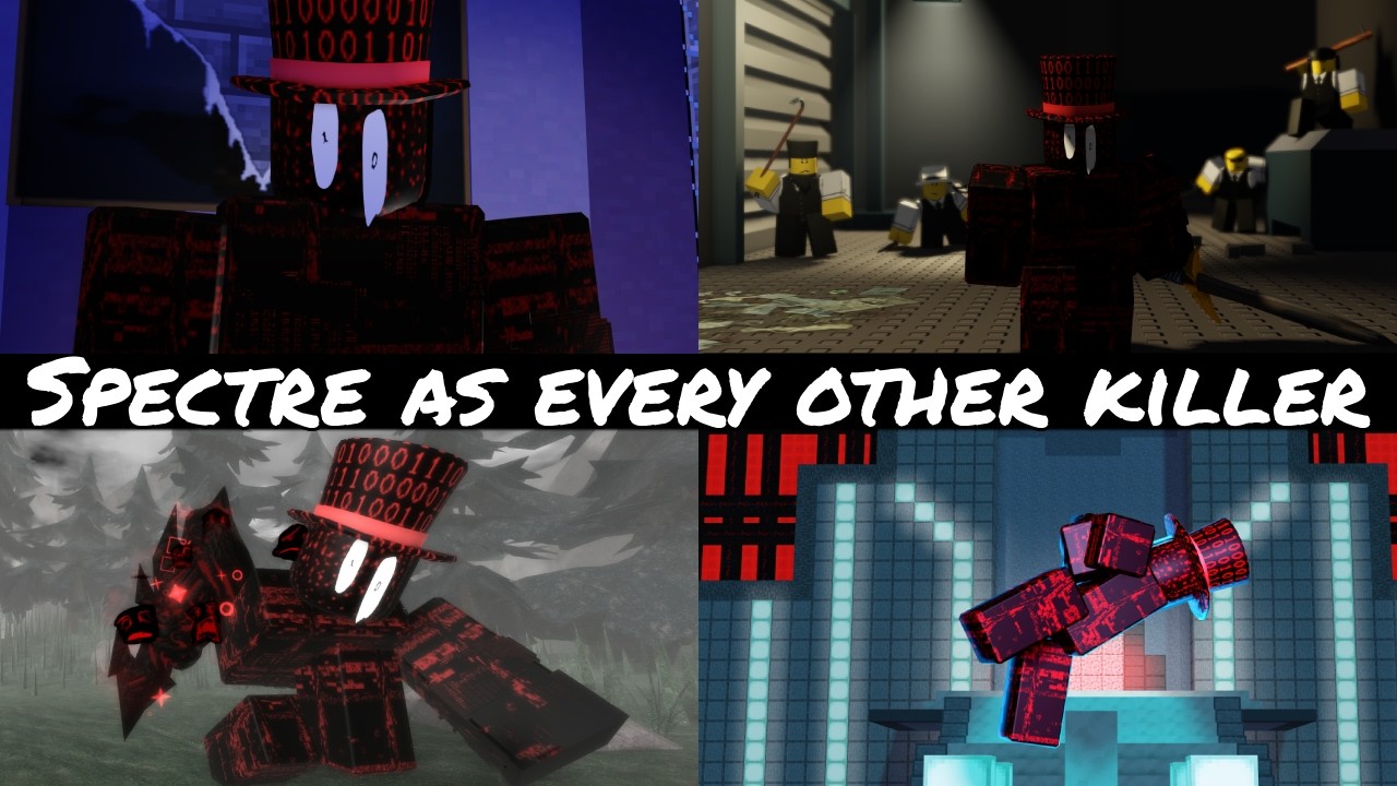 Roblox Forsaken The Spectre as every killer Yourself Skin