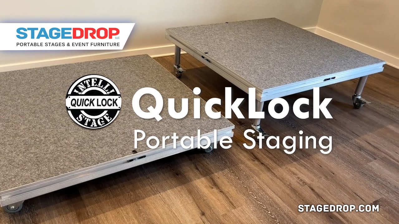 QuickLock Portable Staging - Available at StageDrop