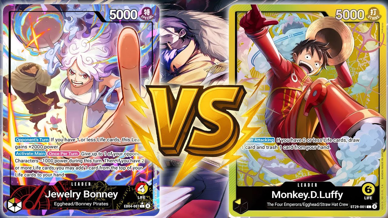 RY Bonney Vs Y Luffy | OPTCG Sim Gameplay | EB03