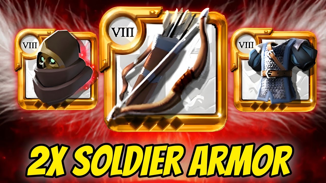 Лучшая комбинация брони 2X SOLDIER | Испорченное подземелье - Albion Online