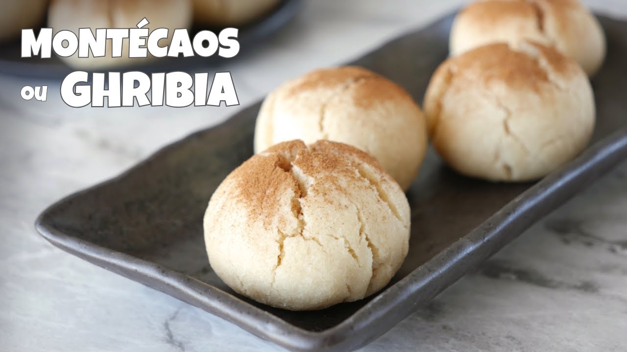 MONTÉCAOS / GHRIBIA 🧡 Biscuits ULTRA SABLÉS (3 ingrédients)
