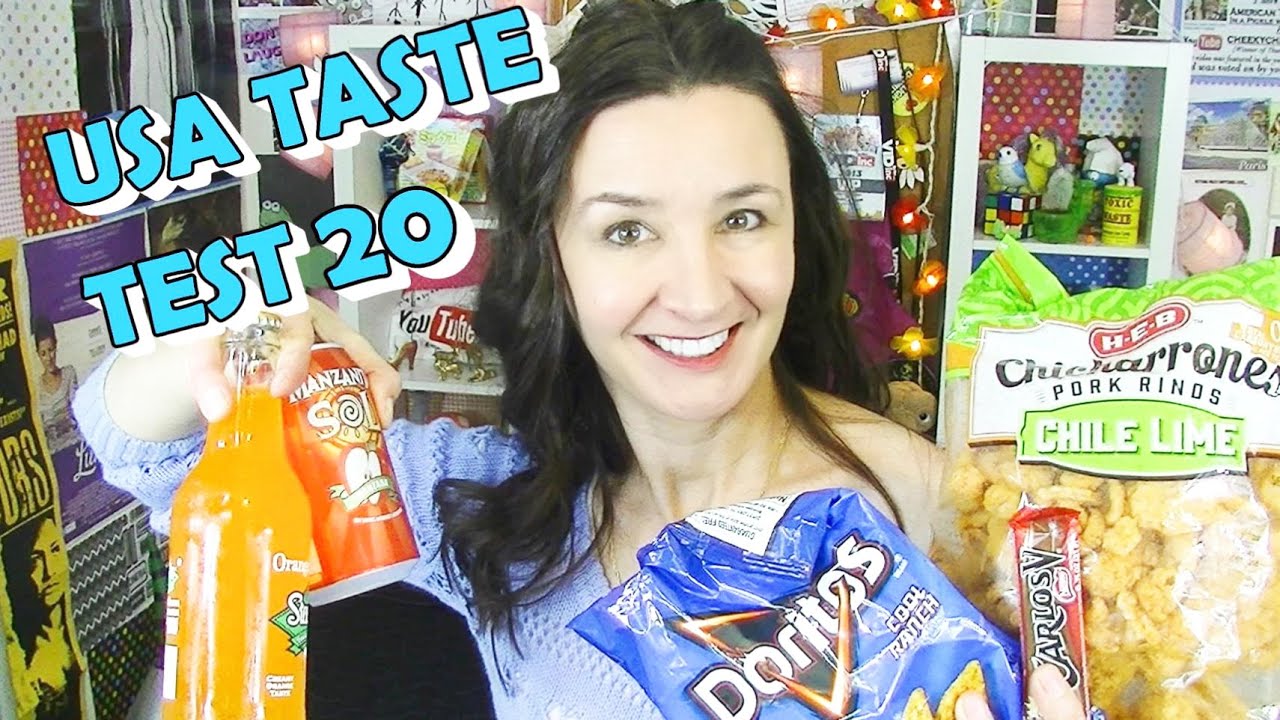 Тест на вкус американских и мексиканских конфет 20