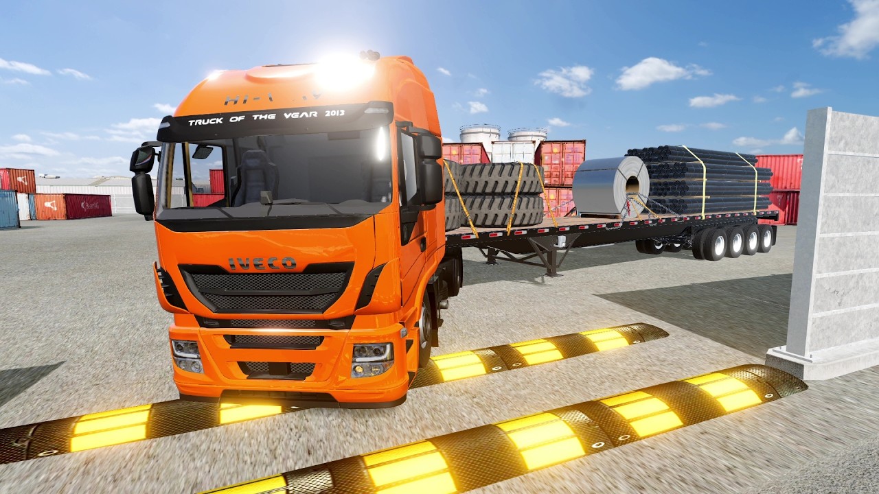 BUS And TRUCKS Vs MASSIVE SPEED BUMPS - BeamNG.Drive