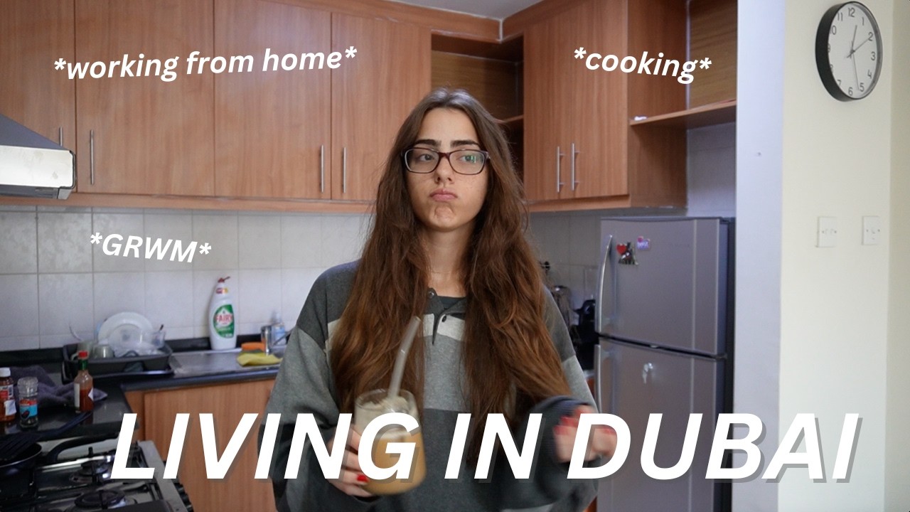 i moved to dubai ⭐️ working from home, cooking & going to an event