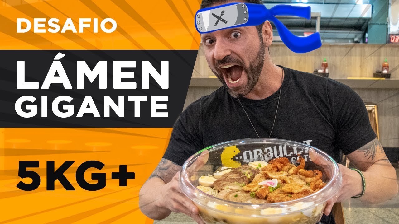 Desafio do Lámen Gigante!! (5kg+)