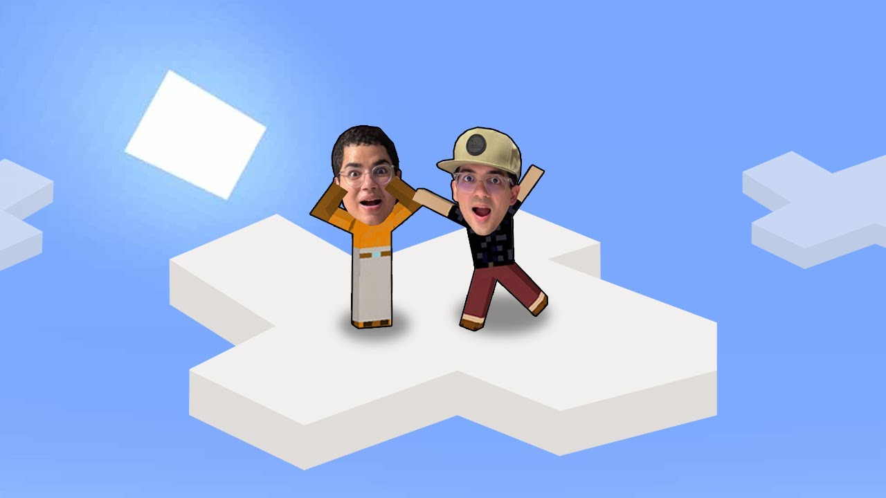 CONSEGUIMOS ANDAR EM CIMA DAS NUVENS DO MINECRAFT!