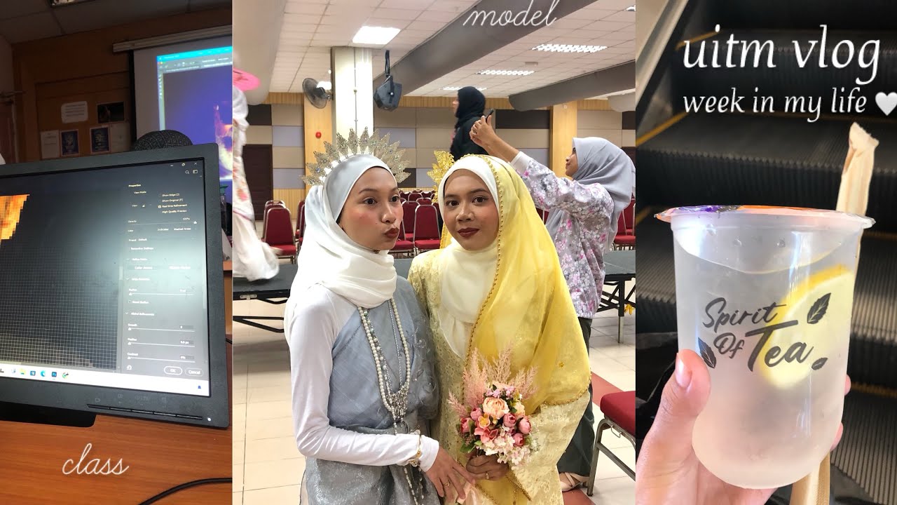 week in my life; uitm shah alam student 🦋 melati, drama, modelling