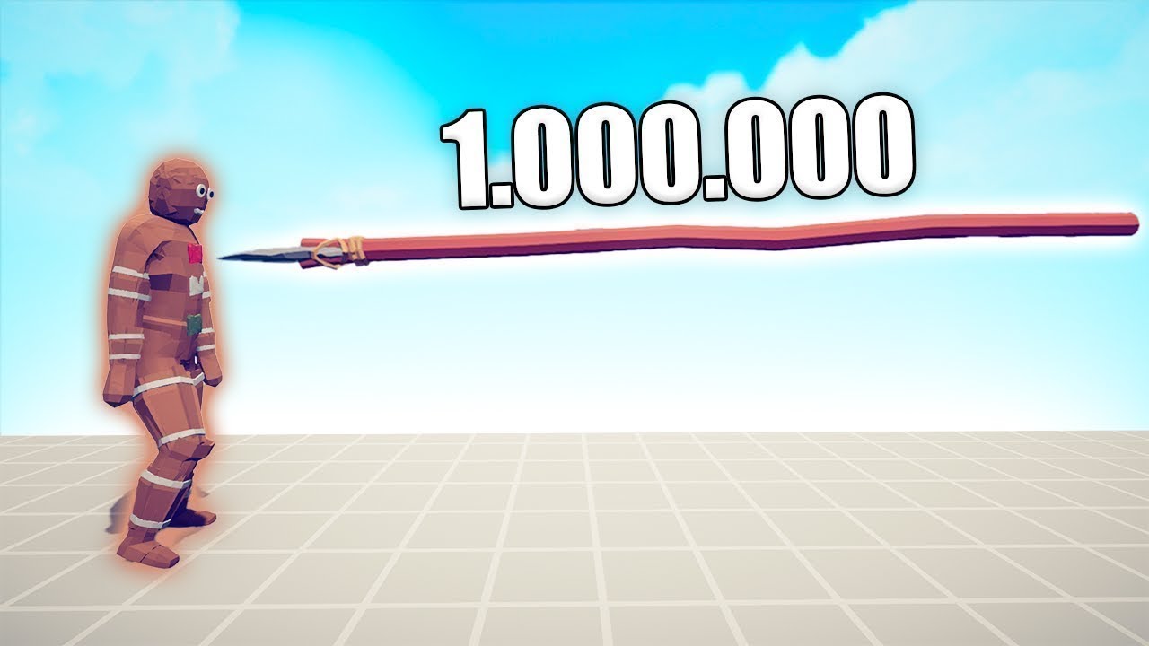 1.000.000 DAMAGE SPEAR THROWER vs UNITS - TABS | Totally Accurate Battle Simulator 2026