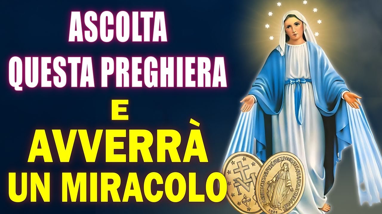 💖Preghiera miracolosa per chiedere una grazia urgente e impossibile alla Vergine Maria 🙏