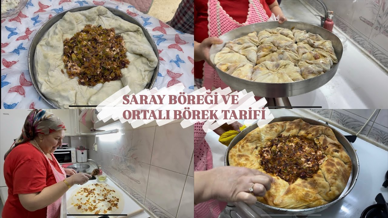 SARAYLI ARNAVUT BÖREĞİ🥰🙋‍♀️ VE ORTALI BÖREK TARİFİ💕😍❤️