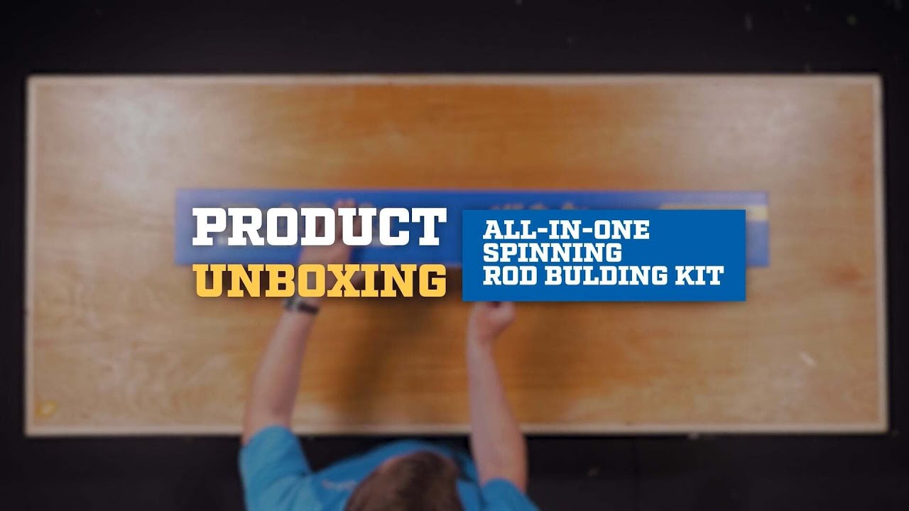 Unboxing the Mud Hole All-In-One Spinning Rod Building Kit