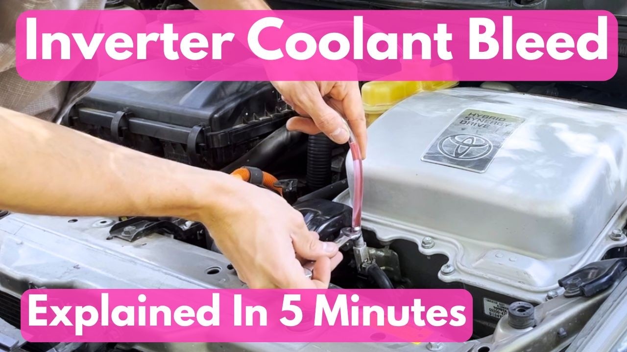 How To Bleed Inverter Coolant System Toyota Prius Gen 2 (2004-2009)