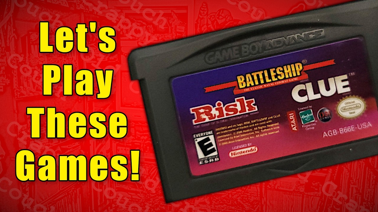 Classic Board Games on the Game Boy Advance! - Risk, Battleship, & Clue!
