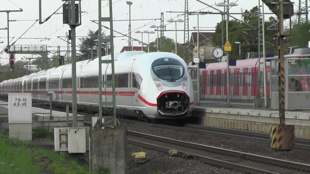 Zugverkehr in Riedstadt Goddelau