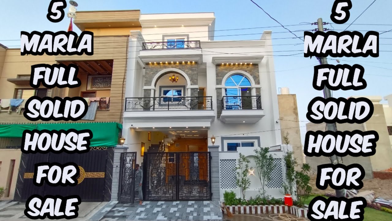 5 marla fully solid house for sale in Al Rehman Garden Phase 2 Lahore