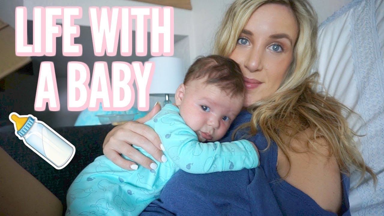 DAY IN THE LIFE WITH A NEWBORN | NEW MOM VLOG! 6 WEEKS OLD