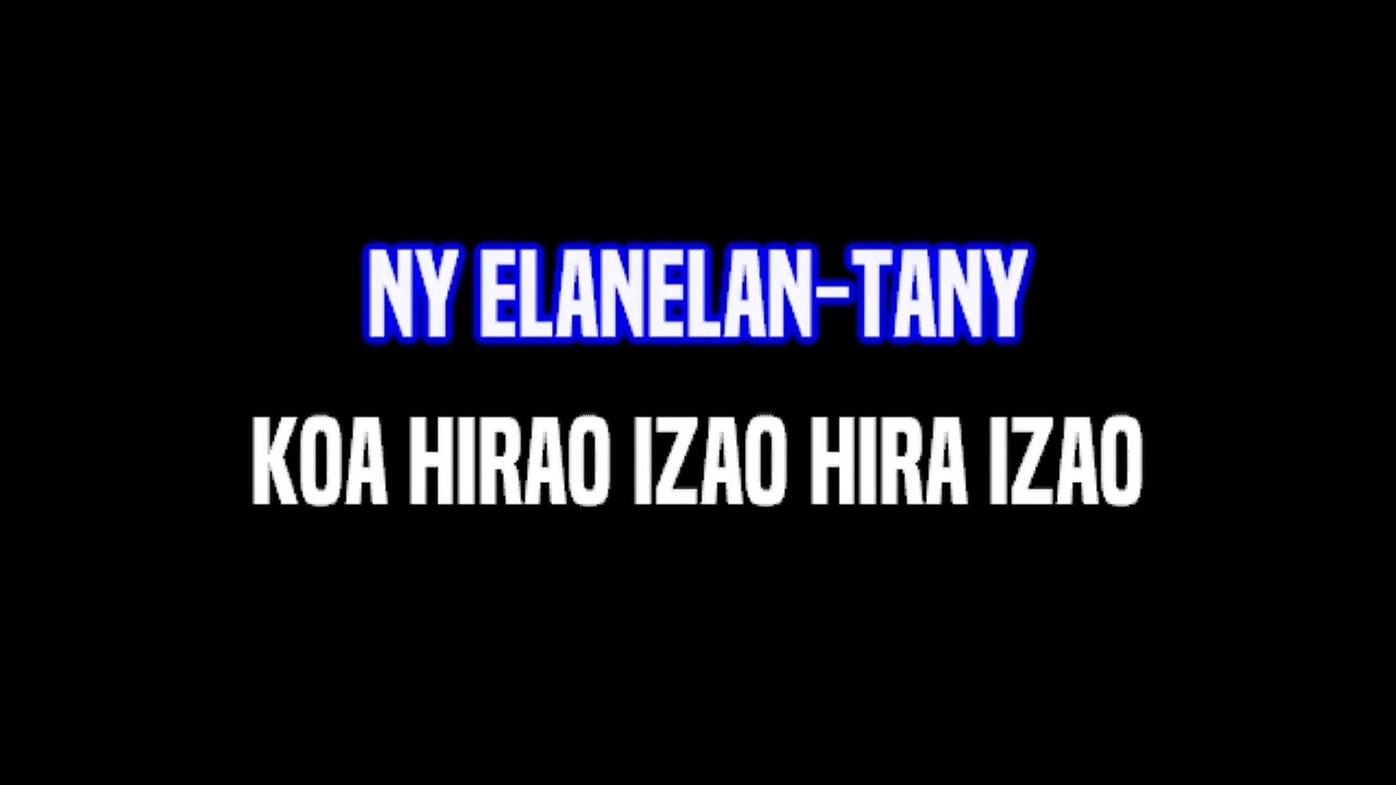 Lalao Rabeson - Ho ahy sy ho anao (KARAOKÉ)
