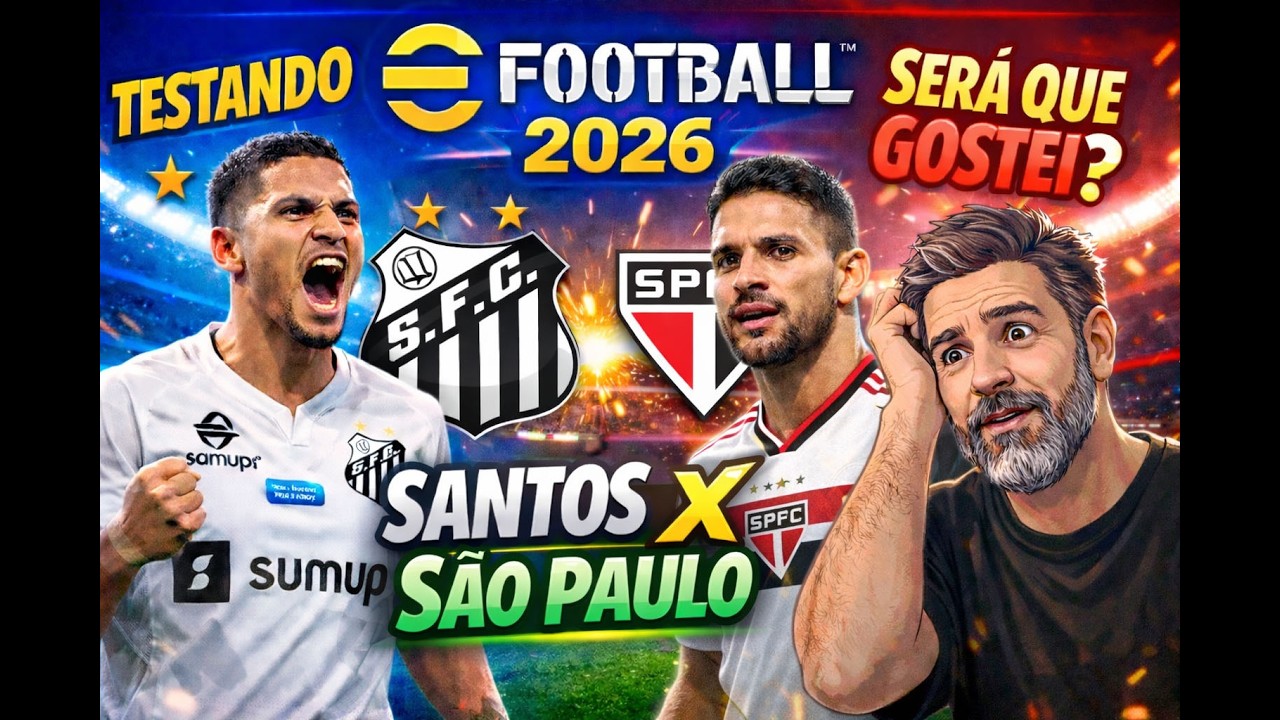 TESTANDO EFOOTBALL 2026! Será que é BOM?