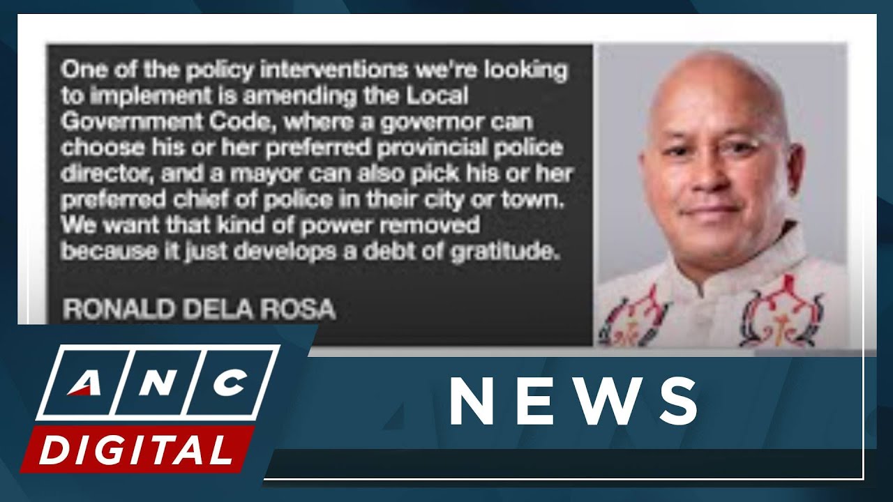 PH Senator pushes for amendment of Local Government Code | ANC