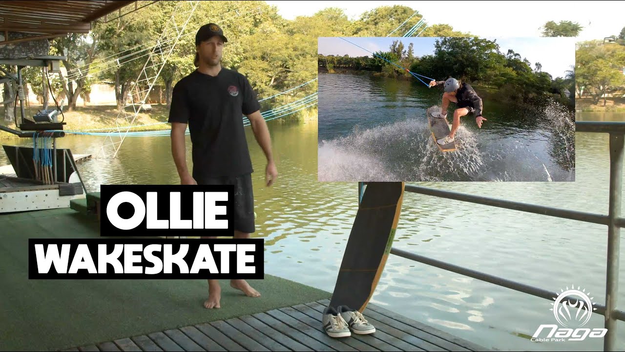 Como mandar Ollie no WakeSkate | Dicas Naga Cable Park