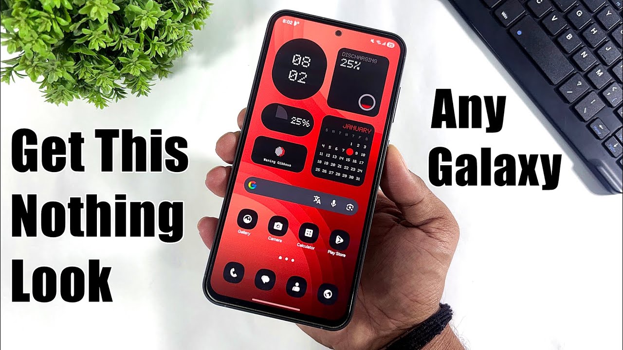 Как получить внешний вид Nothing OS 4 на любом Samsung Galaxy | Превратите телефон Samsung в Noth...