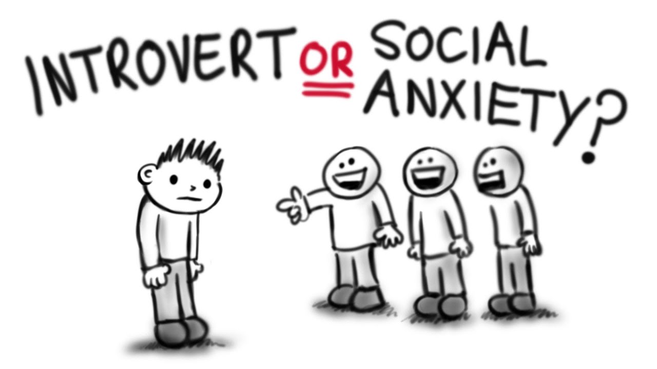 The difference between introvert and social anxiety