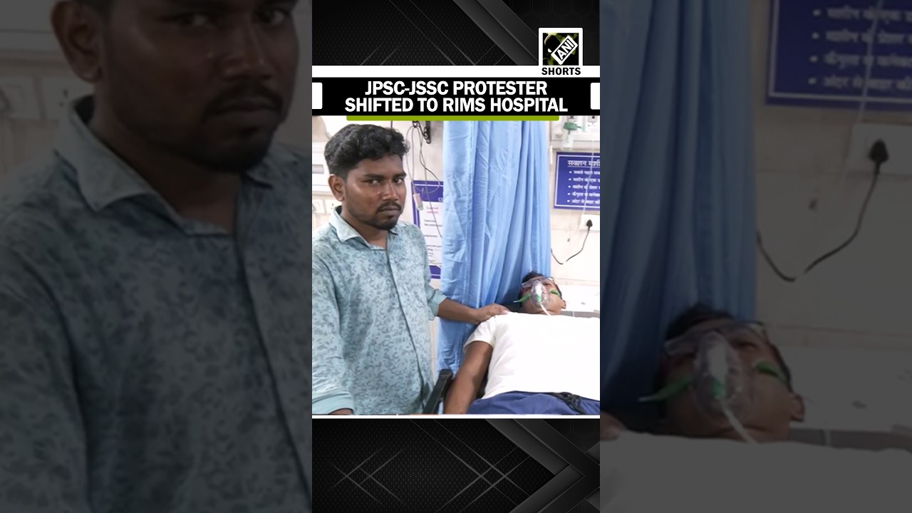 JPSC-JSSC aspirant shifted to RIMS Ranchi after four-day hunger strike amid protest