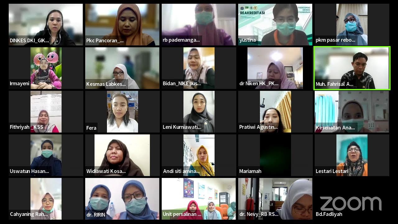 Seksi Gizi dan Kesehatan Ibu Anak DINKES DKI JAKARTA's Zoom Meeting